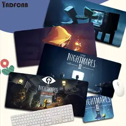 Pouco pesadelos legal nova borracha computador computador computador gaming mousepad para grande borda de bloqueio velocidade versão jogo teclado almofada