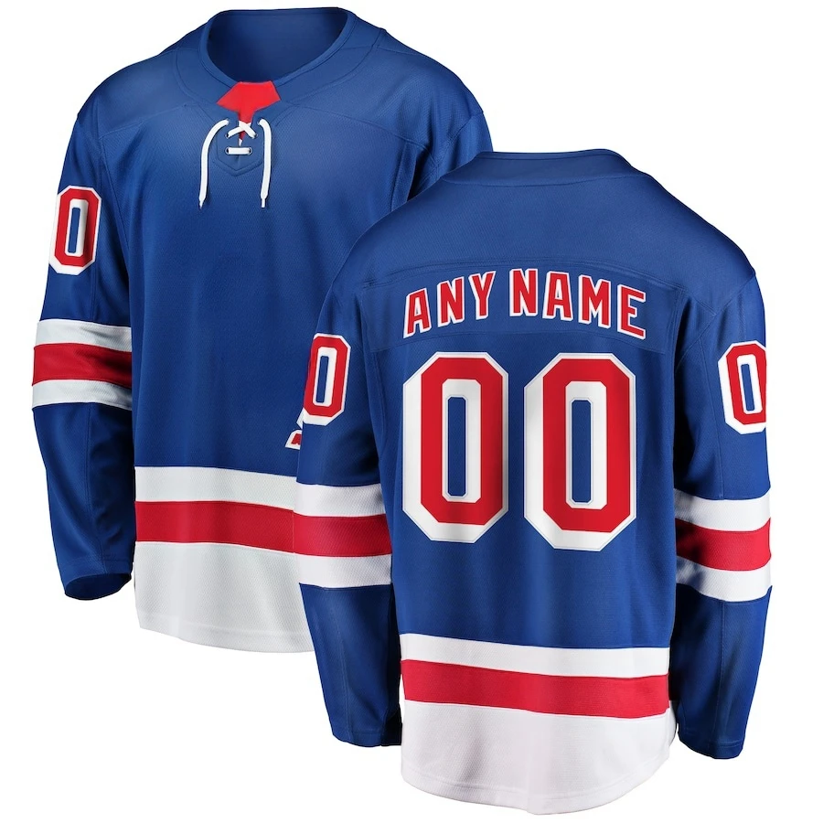 Stitched New York Hockey Jersey Men Women Youth Ice Hockey Uniform