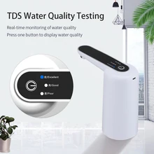 

Water Dispenser Pump Electric Tds Water Quality Detection Pump Automatic Wireless Filling Water Pump Usb Reachargeable Portable