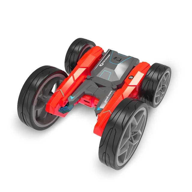 Remote control car rc stunt four-way electric high-speed deformation rotation tumbling off-road double-sided children's toys hol
