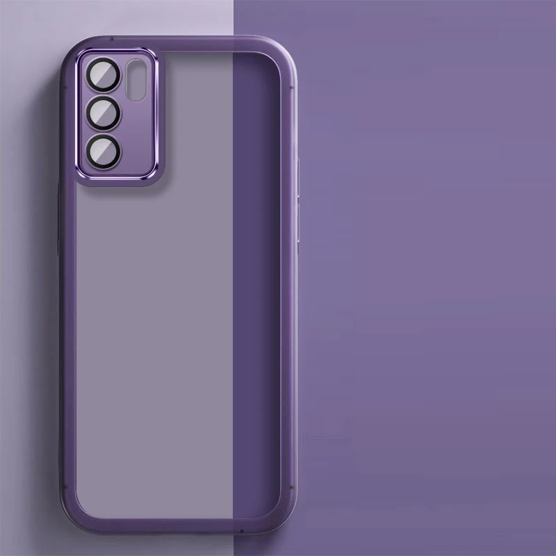 Sleek Protective Phone Case with Camera Lens Protector Cover