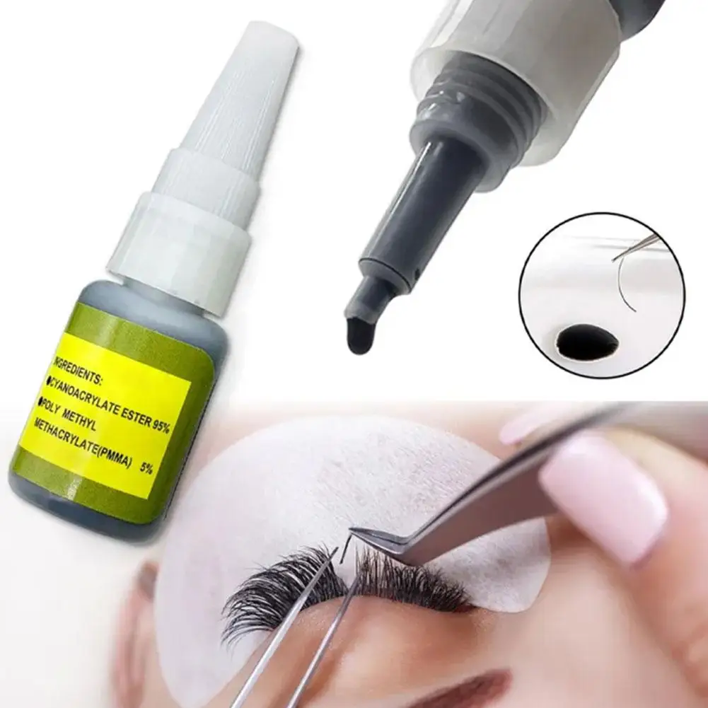 

10ml Eyelash Glue Waterproof Quick Dry Adhesive False Eyelashes Makeup Lash Cosmetic Glues Fake Glue Extension Clear N6S2