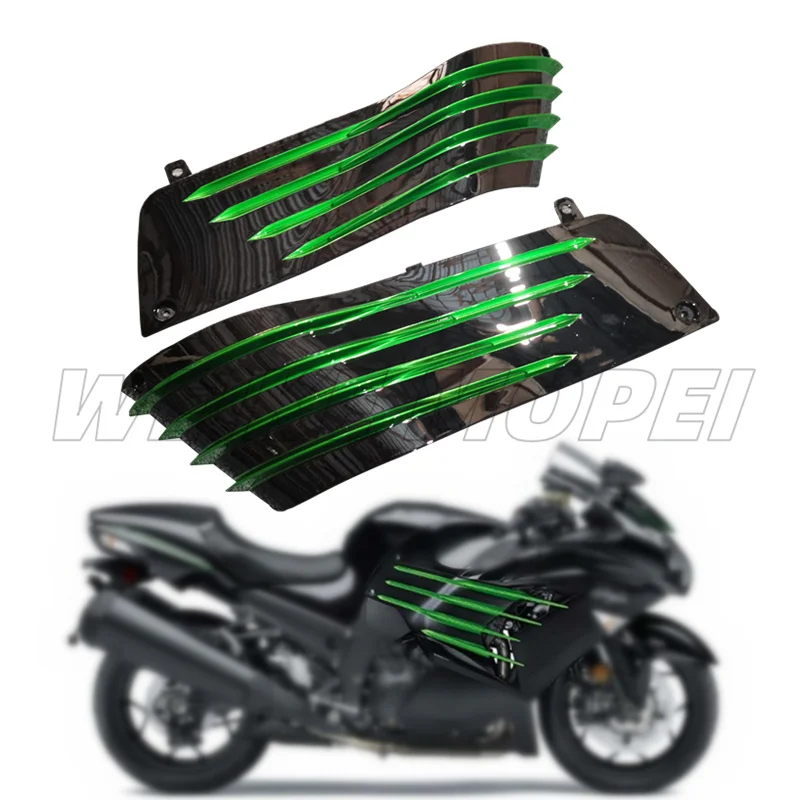 b 2-Piece Carbon Fiber Gas Side Fairing Kit For Suzuki GSX