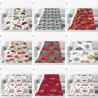 Cars Lightning McQueen 95 Flannel Blanket Life Is A Highway Super Warm Throw Blanket for Couch Bed Picnic Bedspread Sofa Bed 1