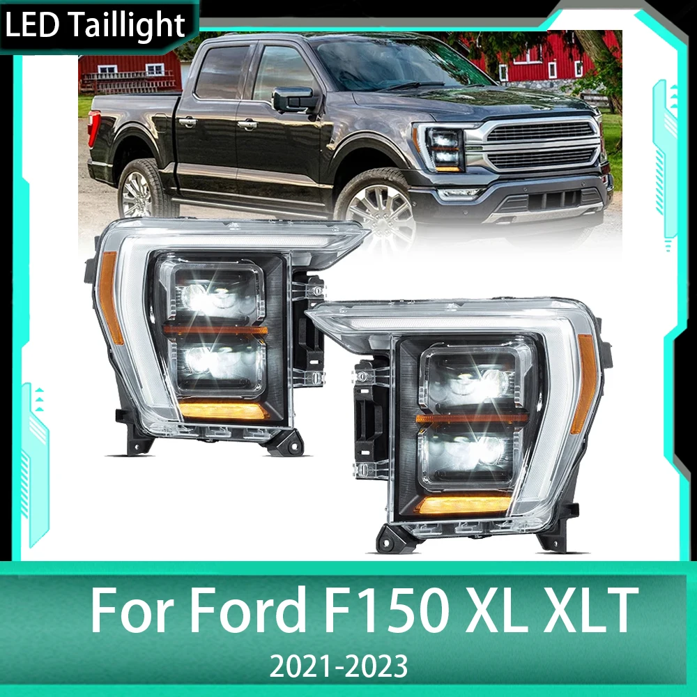 

LED Headlights for Ford LED HeadLights for Ford F150 XL XLT 2021-2023 14th Gen