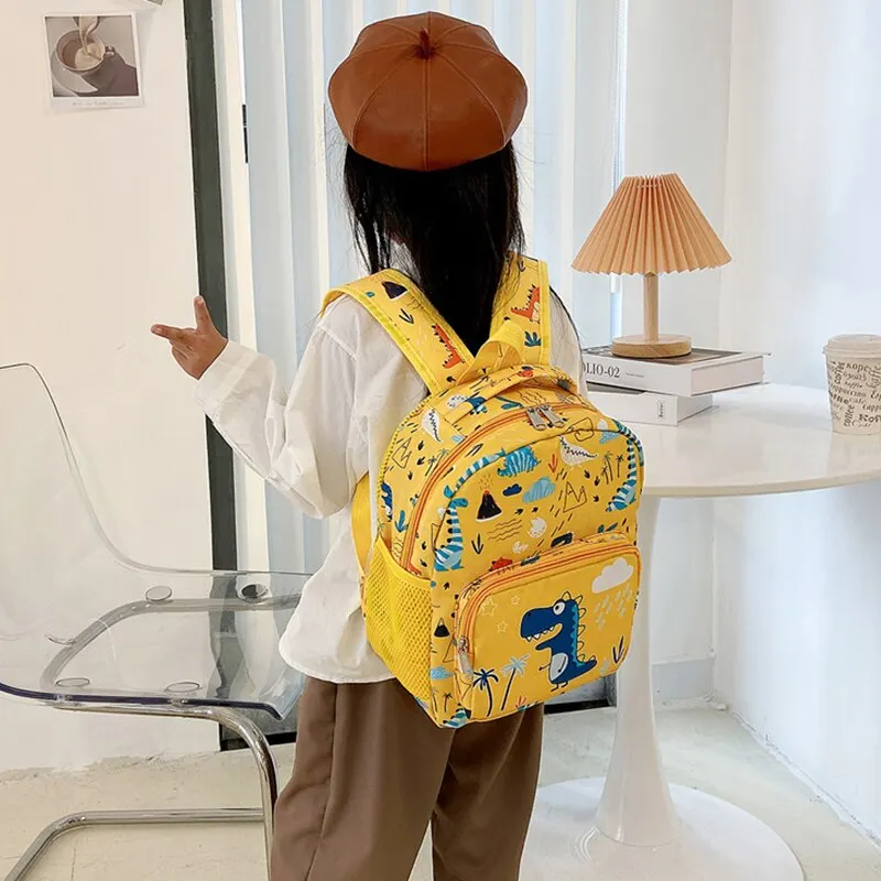 Cartoon Pattern Colorful Boys And Girls' Small Backpack Pupil Bags Children Travel Backpack