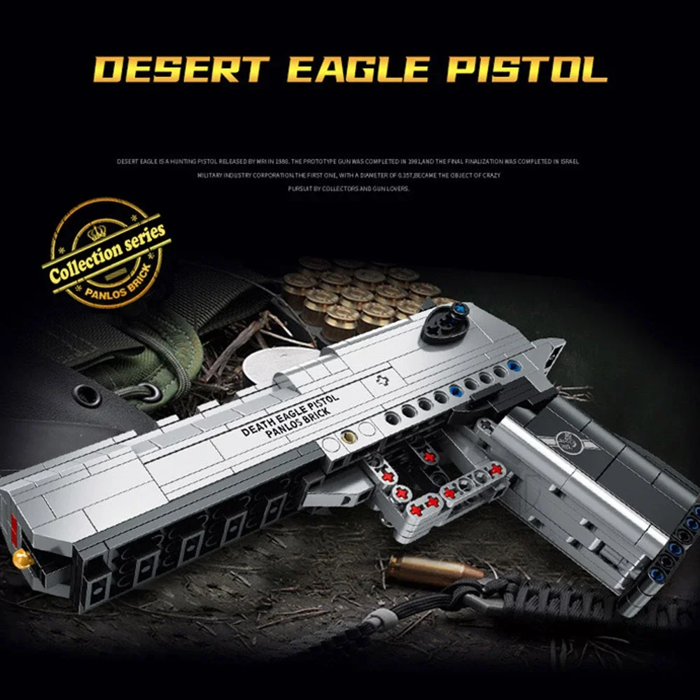 トイガンセット M92F MILITARY M9A1 DESERT EAGLE Technical Military Gun Model Bricks Series G18 M92 M1911