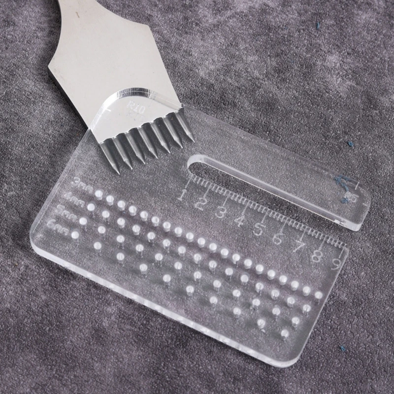 Leather Stitching Aid Plate Leather Punching Tool Work Tool
