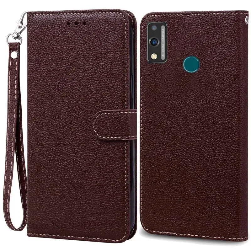 Leather Wallet Flip Case for Honor 9X Lite - Stylish Protective Phone Cover