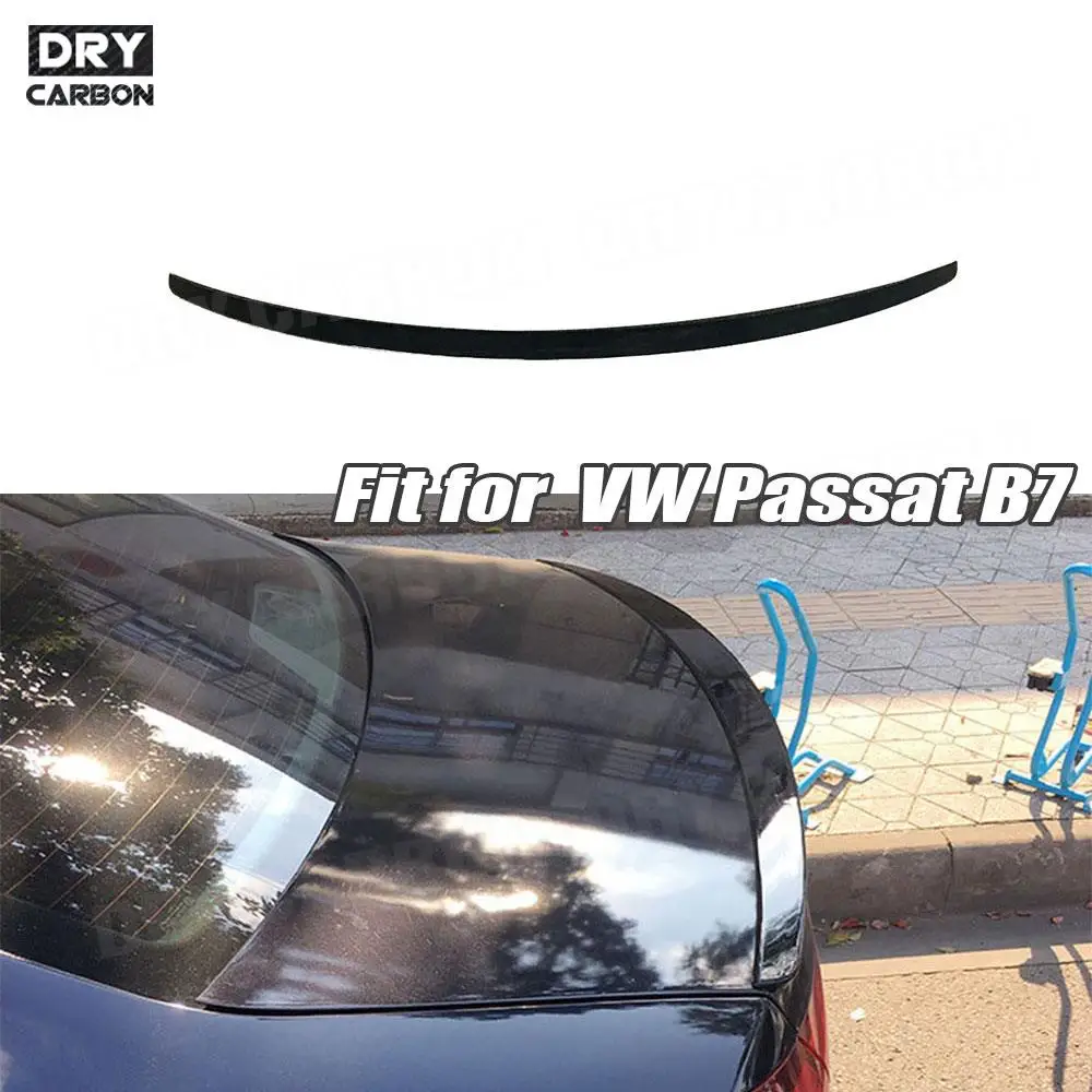 

Задний спойлер для багажника автомобиля, черный глянцевый спойлер из АБС-пластика для Volkswagen VW Passat B7 2011 2012 2013 2014 2016 2015 2017 2018