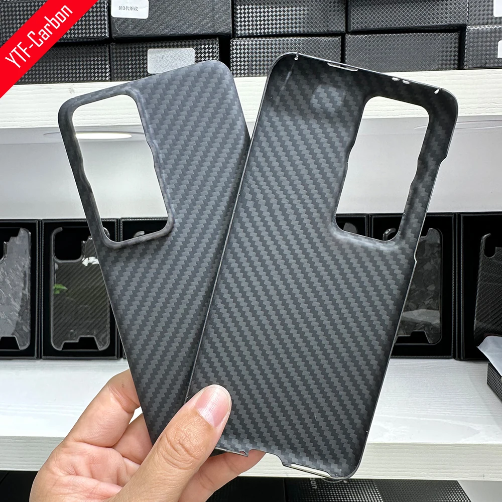 YTF carbon Real Pure Carbon Fiber Cover For HUAWEI P60 Case Aramid