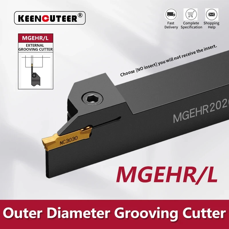 CNC Cutting Tool Holder MGEHR1010 MGEHR/L1212 MGEHR1616 MGEHR MGEHR2525 MGEHR3232 External Grooving Slotting Turning Boring Bar
