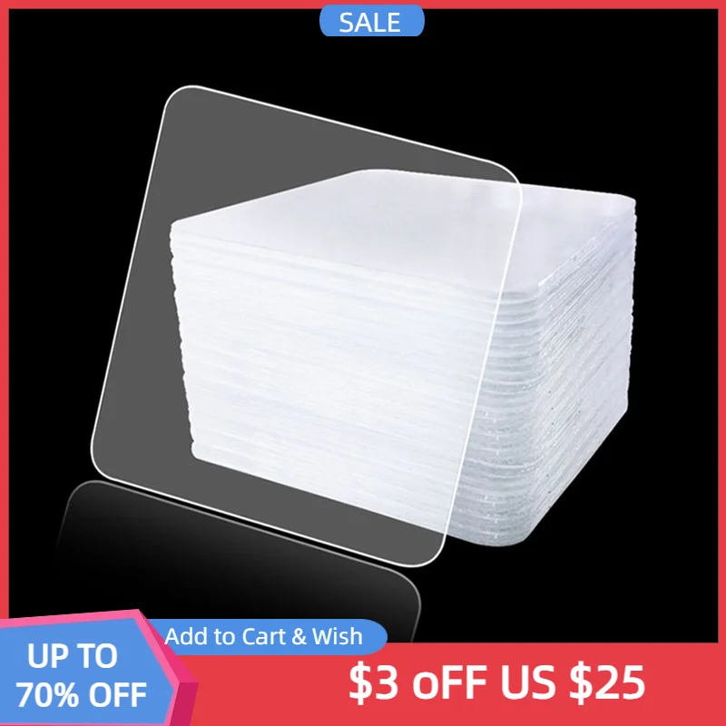 Double Sided Sticky Pads Transparent  Transparent Double Sided Stickers -  10/20pcs - Aliexpress