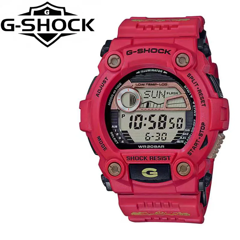 

Женские часы серии G-SHOCK для мужчин, Роскошные Кварцевые наручные часы, повседневные спортивные цифровые часы, эксклюзивные мужские часы