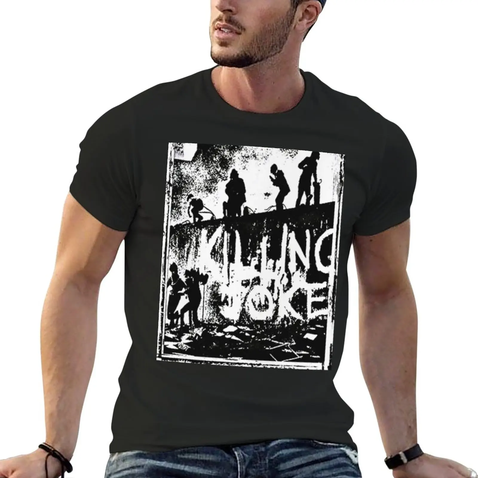 Killing Joke 1980S Punk Rock 1St Album Retro Cool Vintage Classic T-Shirt Asciugatura Rapida Cute Tops Sublime Sweat Shirts, Men