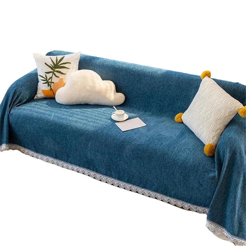 

Секционные чехлы для диванов, толстые чехлы для диванов из синели, Современные Простые чехлы для диванов с бахромой, Защитные чехлы для диванов