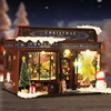 NEW DIY Wooden Doll Houses Christmas Wonderland Cottage Miniature Model Kit Dollhouse with Furniture for Friends Birthday Gifts 3
