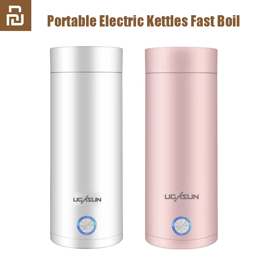 

Youpin Portable Electric Kettles Thermal Cup Make Tea Coffee 400ml Travel Boil Water Keep Warm Smart Kettle Kitchen Appliances