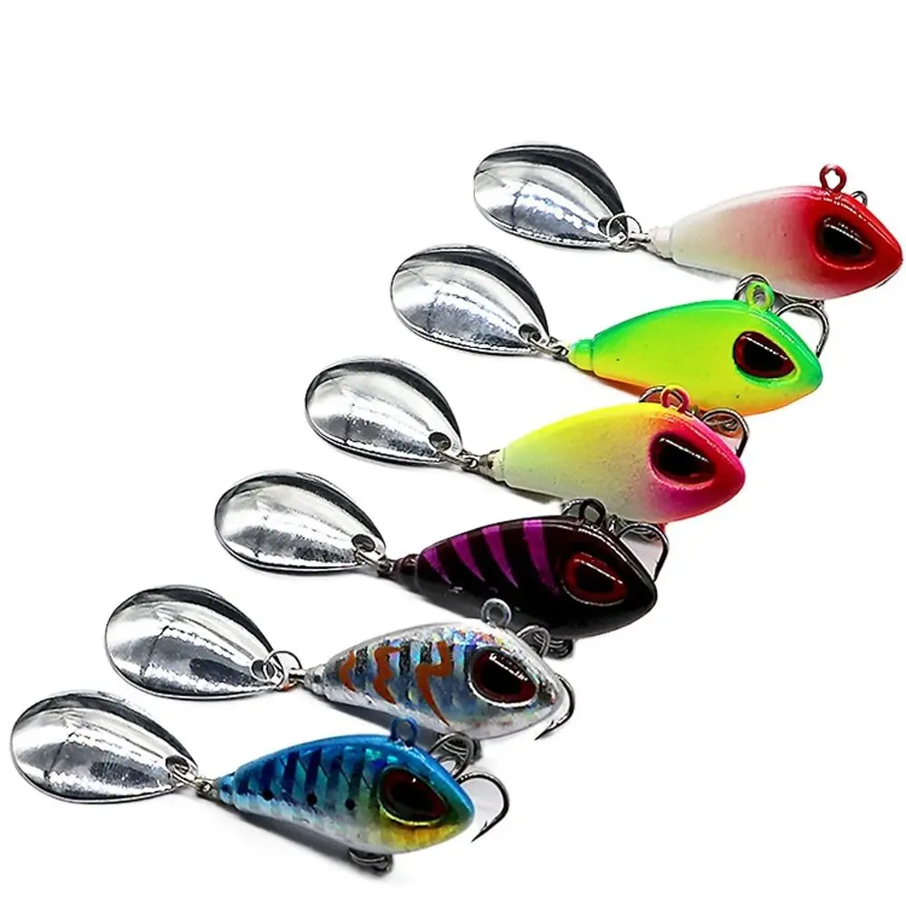 

Metal Spoon Fishing Lure Excellent Visual Effect Mini Vibration Spinner Sinking Bait Micro Strong Penetration VIB Vibration Bait