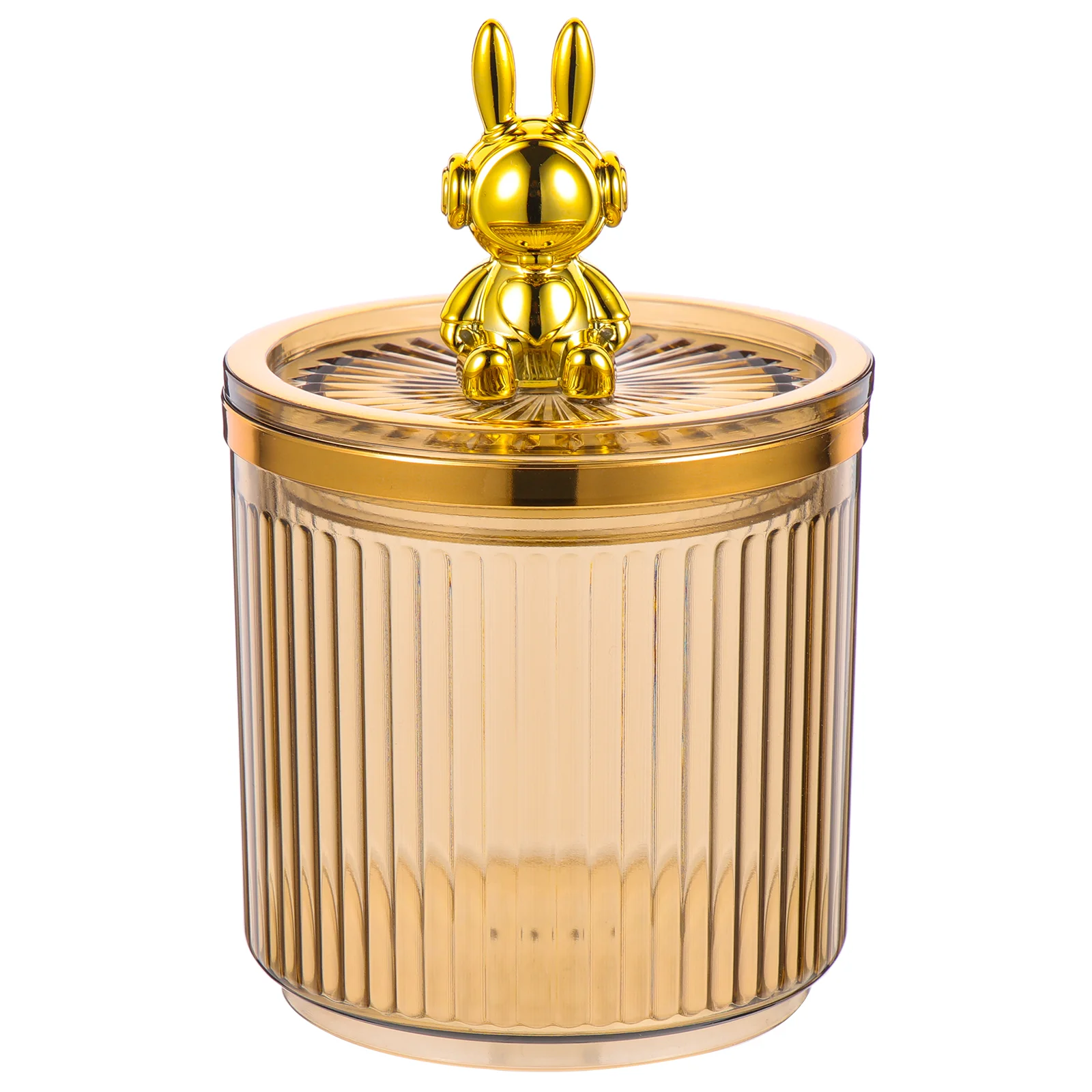 

Space Bunny Storage Tank Bathroom Containers Restroom Organizer Candy Plate Clear Acrylic Jar Jars Transparent