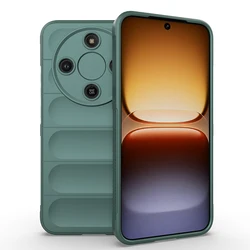 Luxury Multicolor Soft Silicone Protective Phone Case for HONOR X9D (Black Green)