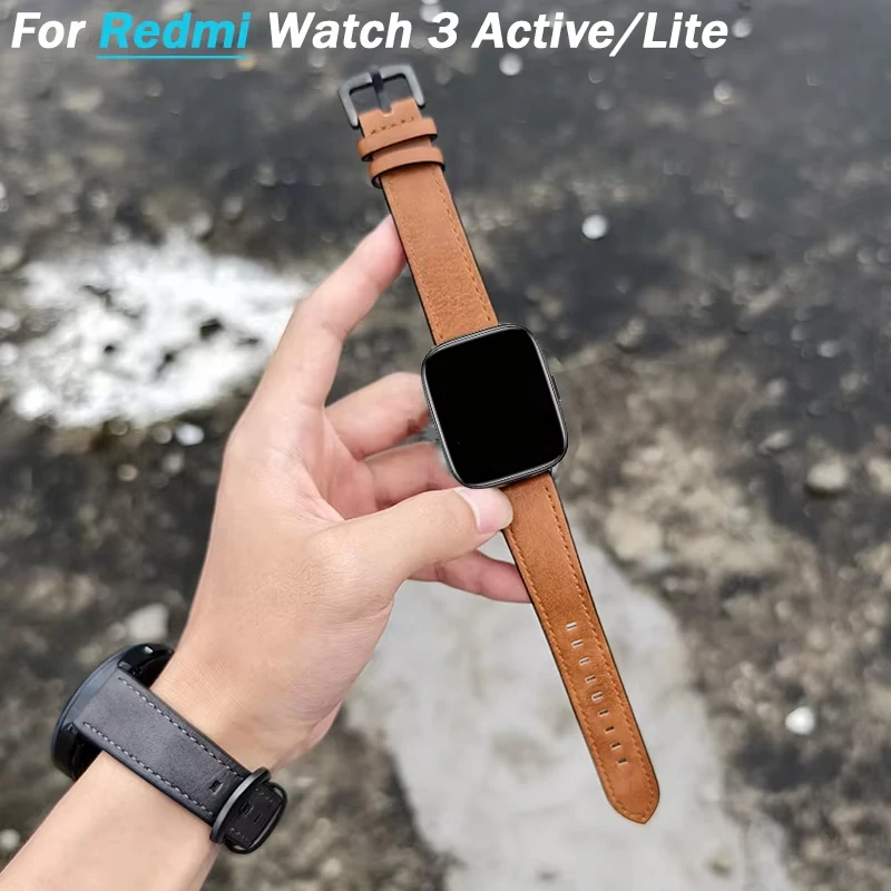 Premium 22mm Leather Watch Strap – Universal Fit