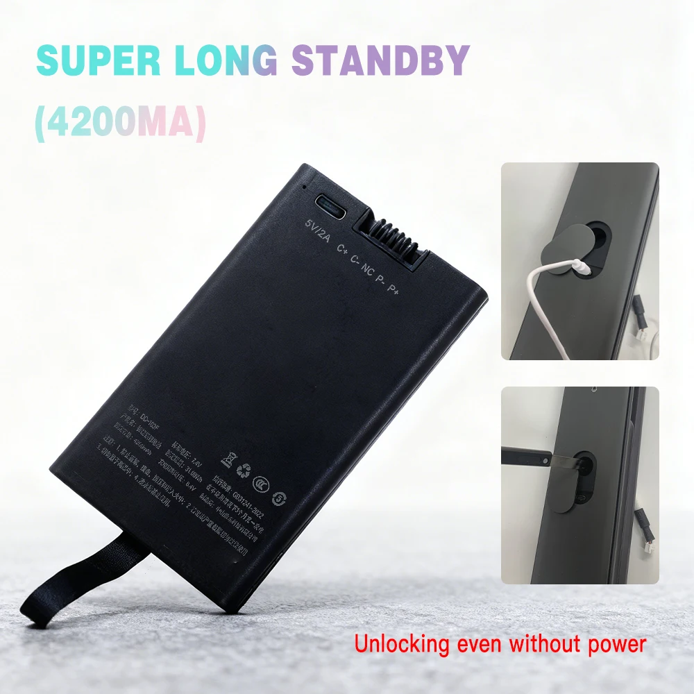 TTLOCK 3D Face Smart Door Lock Camera capture with Intelligent Fingerprint Password Biometric Electronic Key Unlock - Image 6