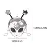 Alien Pattern Shoulder Bag PU Leather Halloween Purse for Women Chain Crossbody Messenger Bag Halloween Female Girls Chic Purse 6