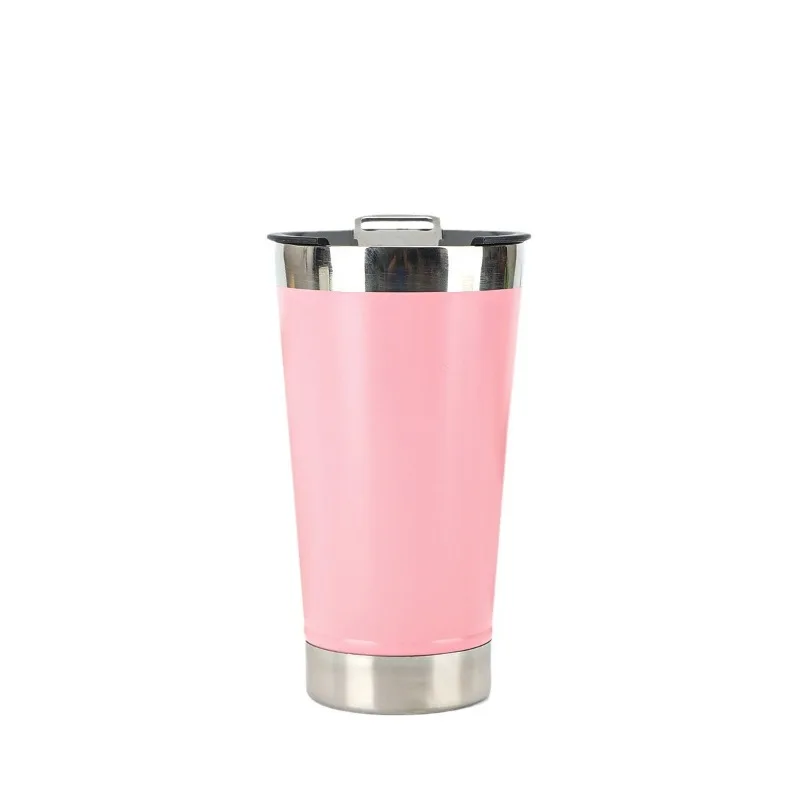 Copo T&eacute;rmico 473ml Inox Quente e Gelado com Tampa Abridor para Cerveja, Vinho, Chimarr&atilde;o, Terer&ecirc;