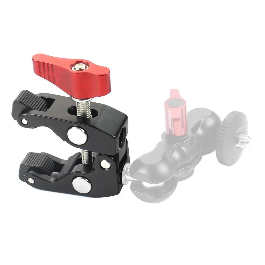 Super Clamp Magic Arm für Handyhalterung und Action-Kamera-Montage aus Metall mit 1/4"- und 3/8"-Gewinde für DJI GoPro 13 12 11 10 Insta360 X6 X5 – Detail 7