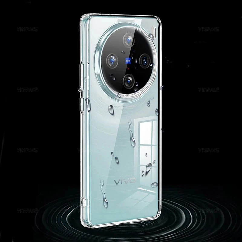 Shockproof Transparent Silicone Camera Lens Case - Ultra Thin Soft Phone Cover