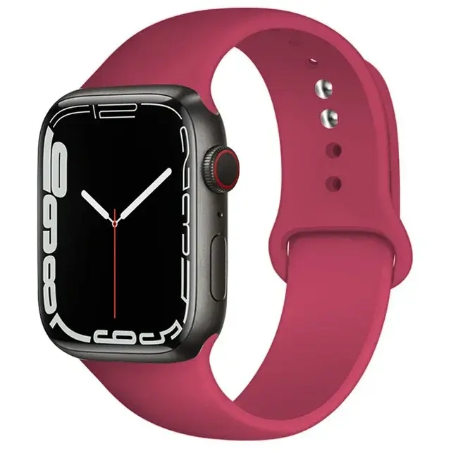 Silicone Band For Apple Watch strap 46mm 44mm 45mm 40mm 41mm 42-38mm 49mm sport bracelet iwatch series 11 10 9 8 7 6 5 SE Ultra3 - Image 22