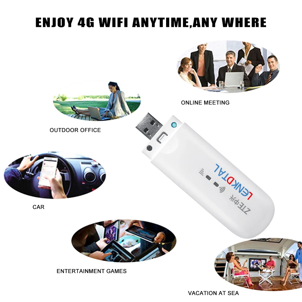 With Good Quality MF79U 4G Wireless Network Card Portable Wifi 150Mbps Speed Dongle Support SIM Card  Mobile Router Cheap
