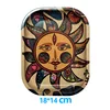 18*14cm Metal Tobacco Rolling Tray Cigarette Smoking Accessories Dish Tin Storage Plate Small Roller Container 3