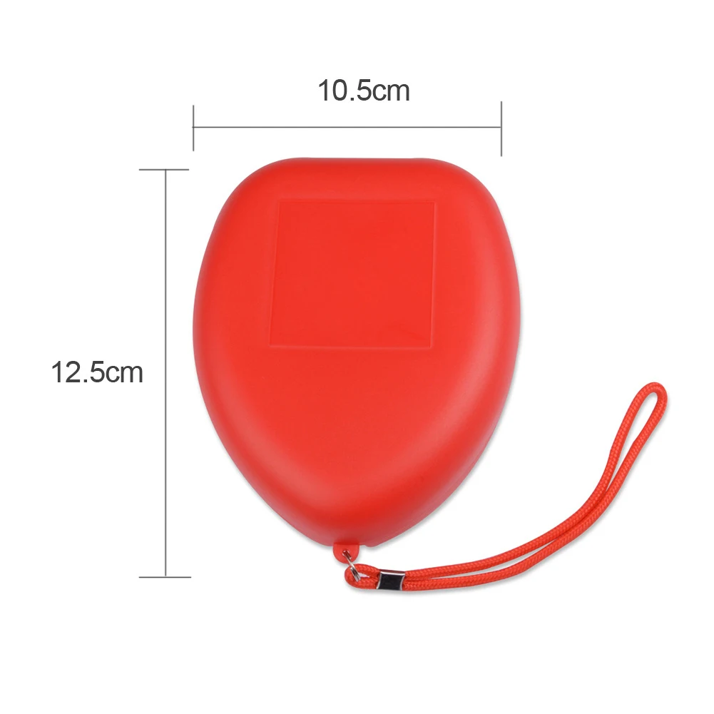 Emergency First Aid Mask Rescue CPR Mask Resuscitator One-Way Valve CPR  Face Shield Survival Training Mask Car Bus Survival Gear
