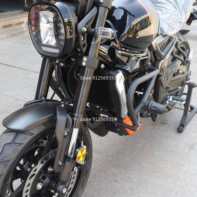 VOGE 300AC 레이싱 범퍼 안티폴 가드 LX300-6C용 고무 헤드가 있는 새로운 충돌 방지 바