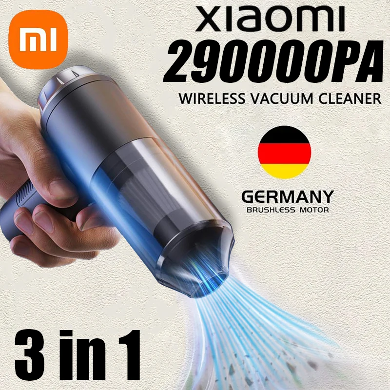 

Новый беспроводной автомобильный пылесос Xiaomi 290000Pa 3 в 1, портативный робот-пылесос, ручной мини-пылесос для автомобиля, дома, офиса