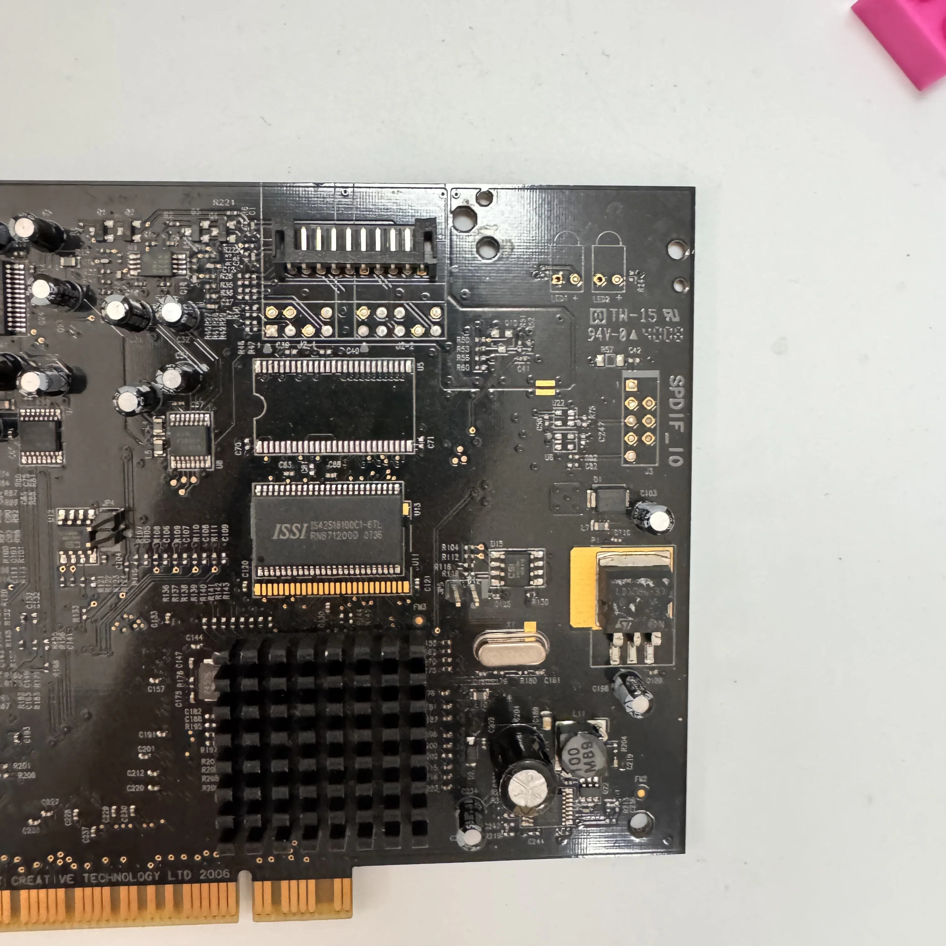 중고 X-Fi Xtreme Music 7.1 채널 PCI 사운드 카드, 고급형 X-Fi 시리즈 7.1 서라운드 사운드 109dB 광입력