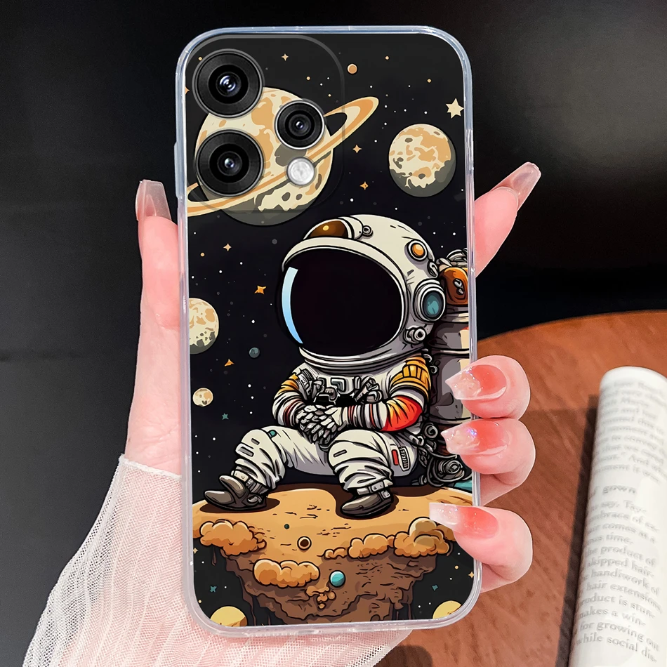 Butterfly Pattern Soft Slim TPU Transparent Silicone Phone Case