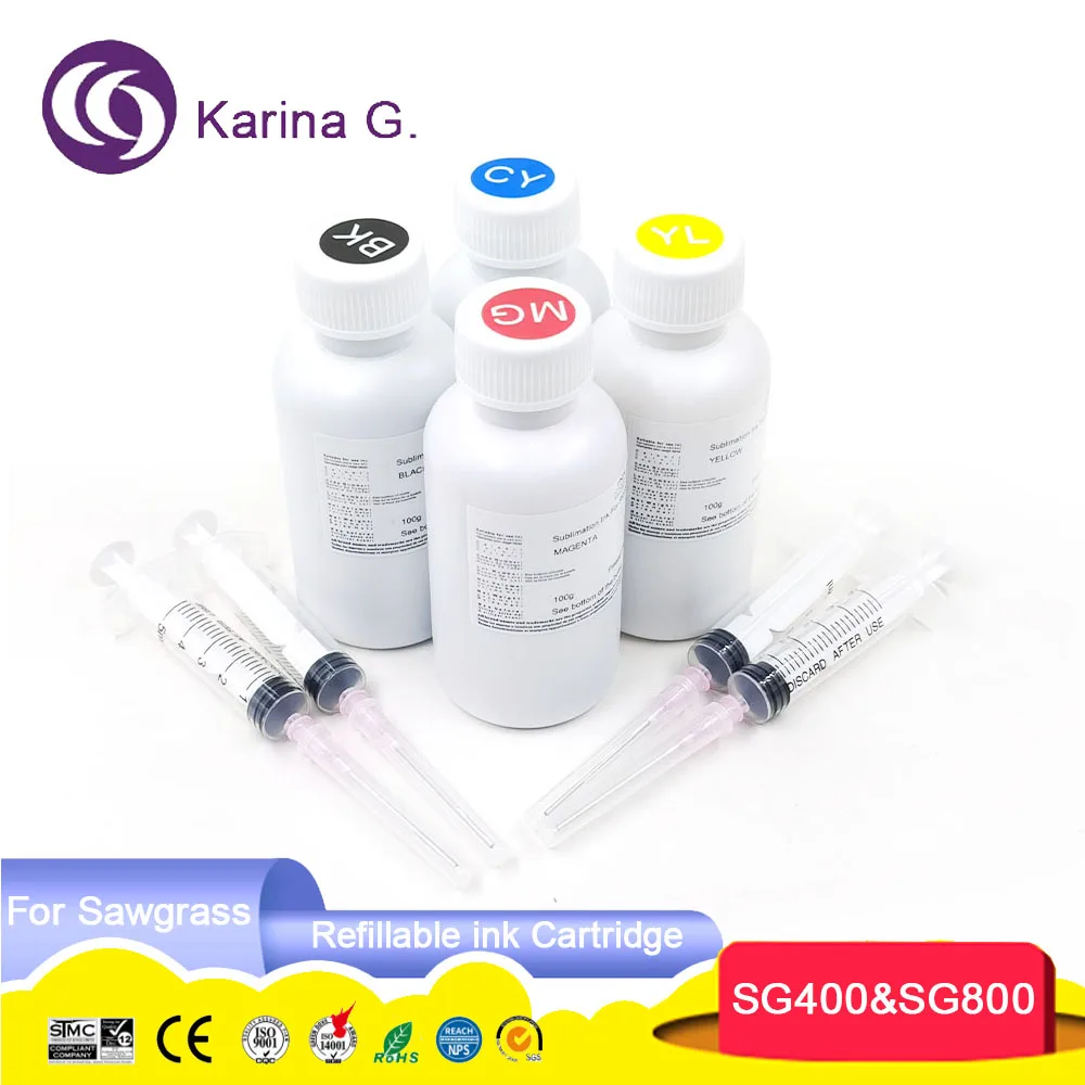 Premium Sublimation Color Refillable Ink Cartridge SG400 SG800 for Sublijet HD