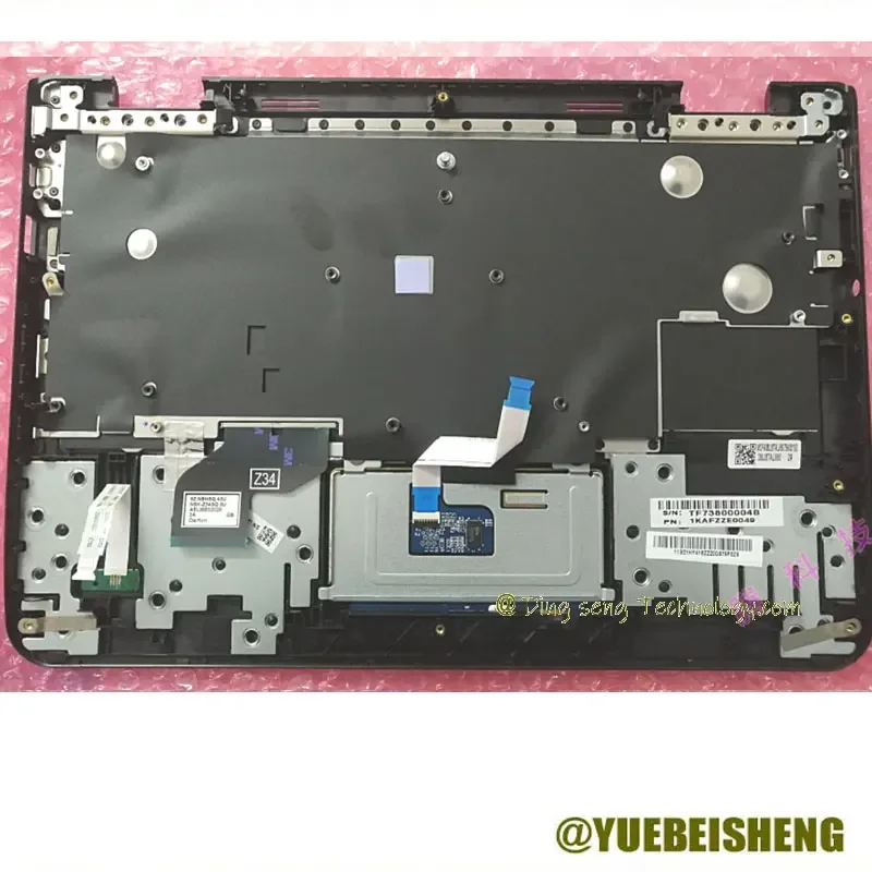 YUEBEISHENG 레노버 요가 키보드 상단 커버, 영국 팜레스트, 11E 4 세대, 01HY418, 1HY418, 38LI8TALV60, 신제품