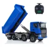 1/14 8x8 RC Hydraulic Full Dump Truck Roll-on off Dumper Car Differential Lock Axles Painted Finished Tipper Model for Adult 1