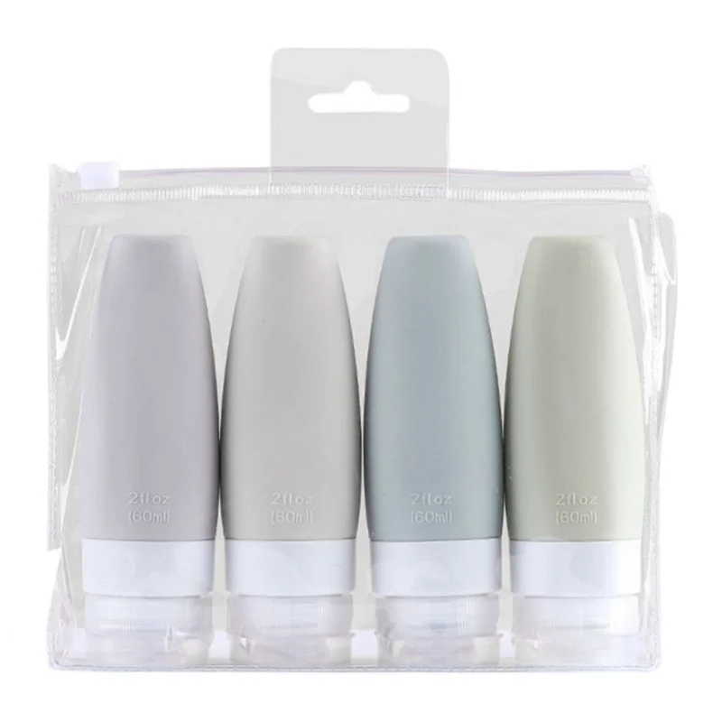 1pcs Leak Proof Travel Bottles Set Travel Containers for Size Toiletries with Portable Quart Bag Storage Shampoo Lotion