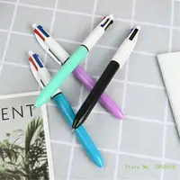 1Piece/5Piece Retractable Multicolored Ballpoint Pen 4-Colors-in-1 Ballpoint Pen for Kid Student Class Reward Christmas Gift 2