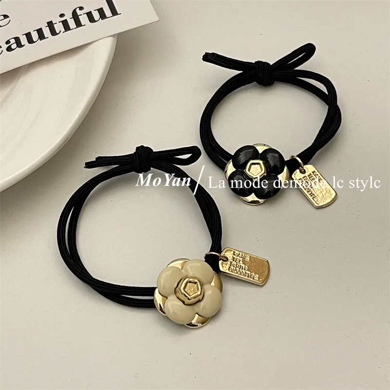 

Classic Style Mori Fairy Beautiful Camellia Hair Rope Luxury Luxury High-End Temperament Rubber Band 2023 Popular Headband Hair
