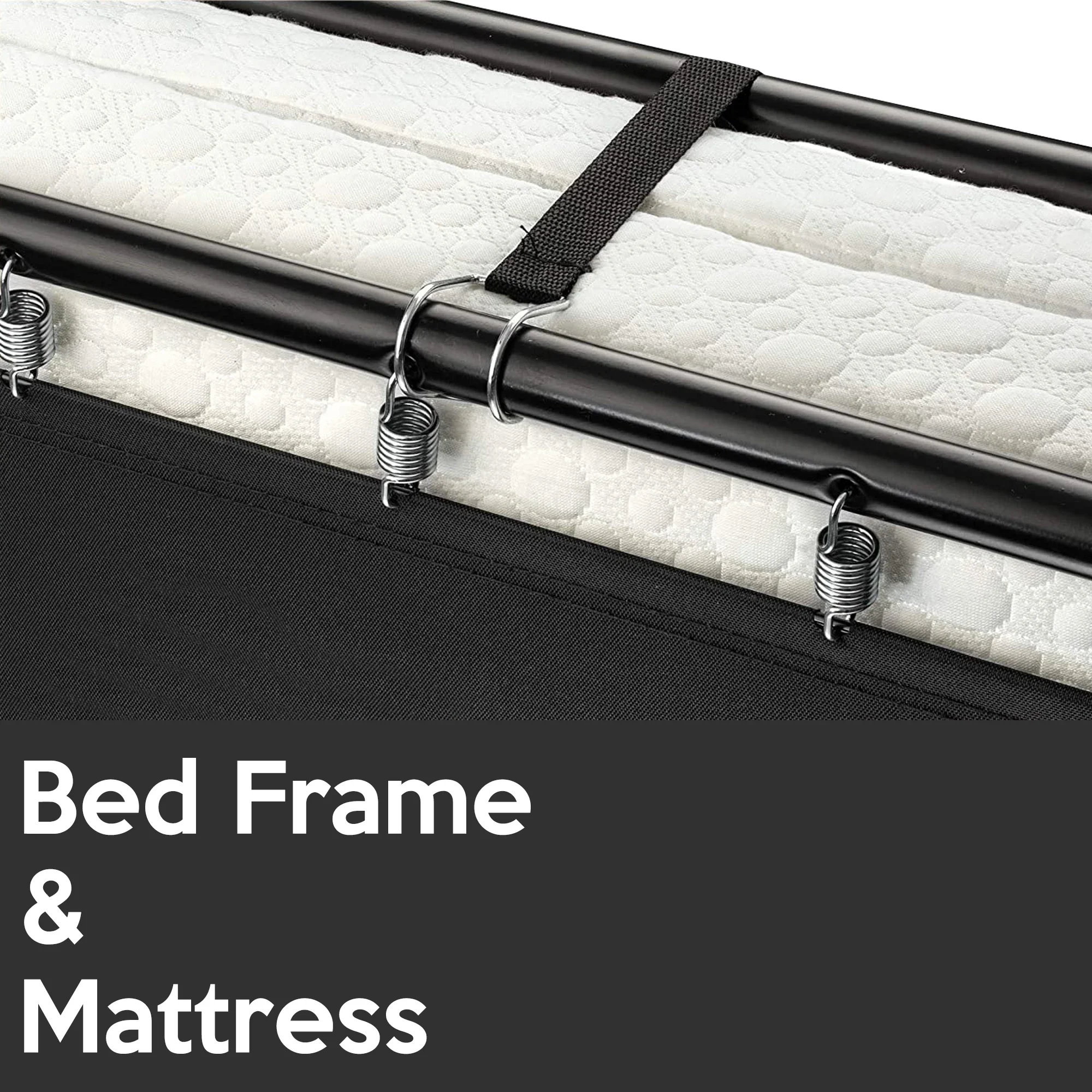 Description Picture 4 of itemFolding Bed, Adult Guest Bed, Foldable, 80 x 190cm, with 7cm Thick Memory Foam Mattress, Single Bed, Portable Folding Bed