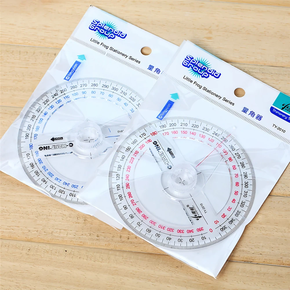 Swing Ruler Protractor All Circular Pointer Angle Finder Meter Mesurement Gauge Wood Measure Ruler Profile Marking Tool 6