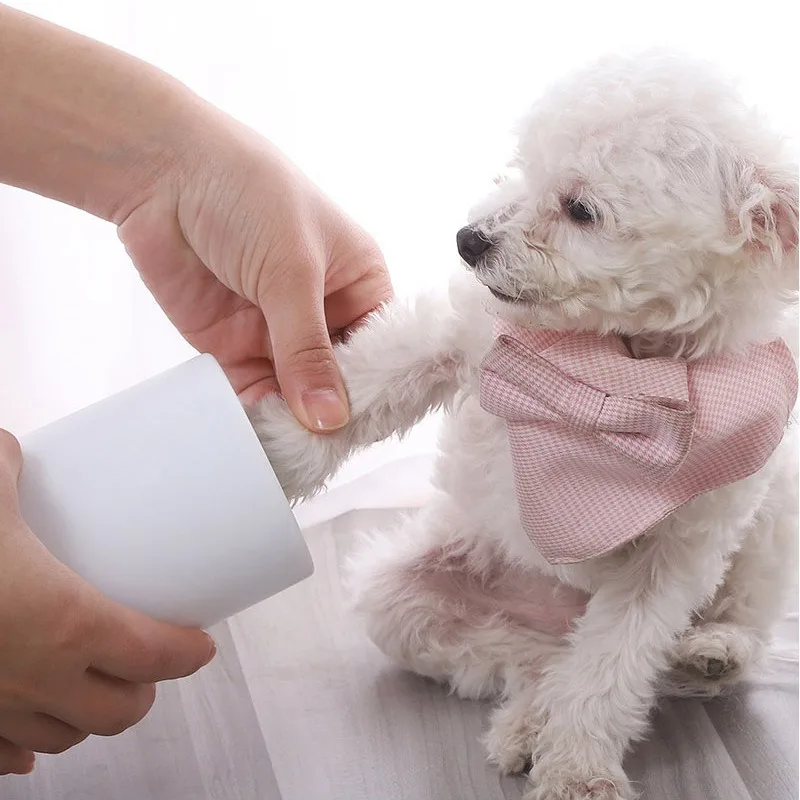 Silicone Pet Foot Washer Cup for Cats and Dogs