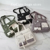 Waterproof Canvas Women Handbags Shoulder Bag Nylon Ladies Messenger Bag Oxford Crossbody Bags Tote Book Bags for Girls Satchels