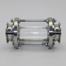 

3" Tri Clamp Type Flow Sight Glass Diopter For Homebrew Diary Product Stainless Steel SS304 Ferrule OD 91mm
